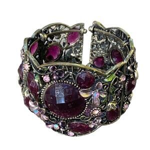Pink & Purple Cuff Bracelet